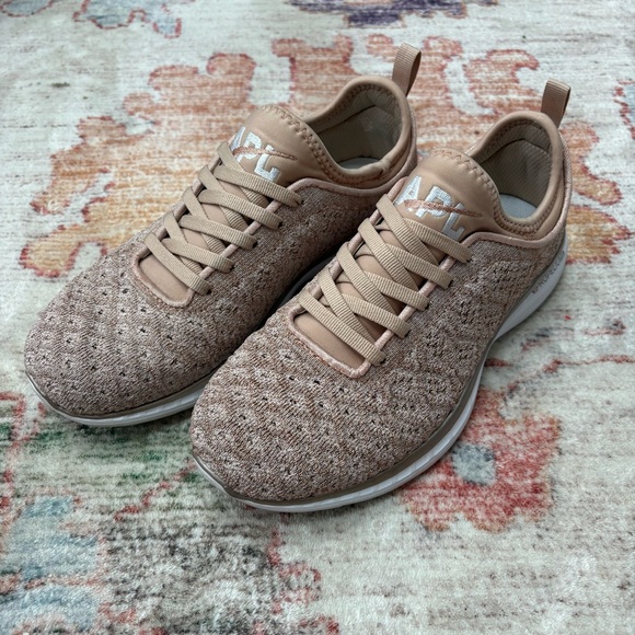 APL Shoes - APL Athletic Propulsion Labs Techloom Phantom Rose Gold/Pink Women’s Shoe Size 7